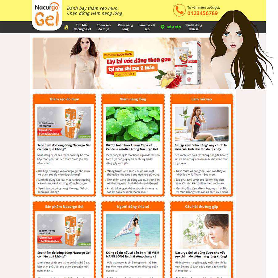 Theme WordPress thực phẩm 20