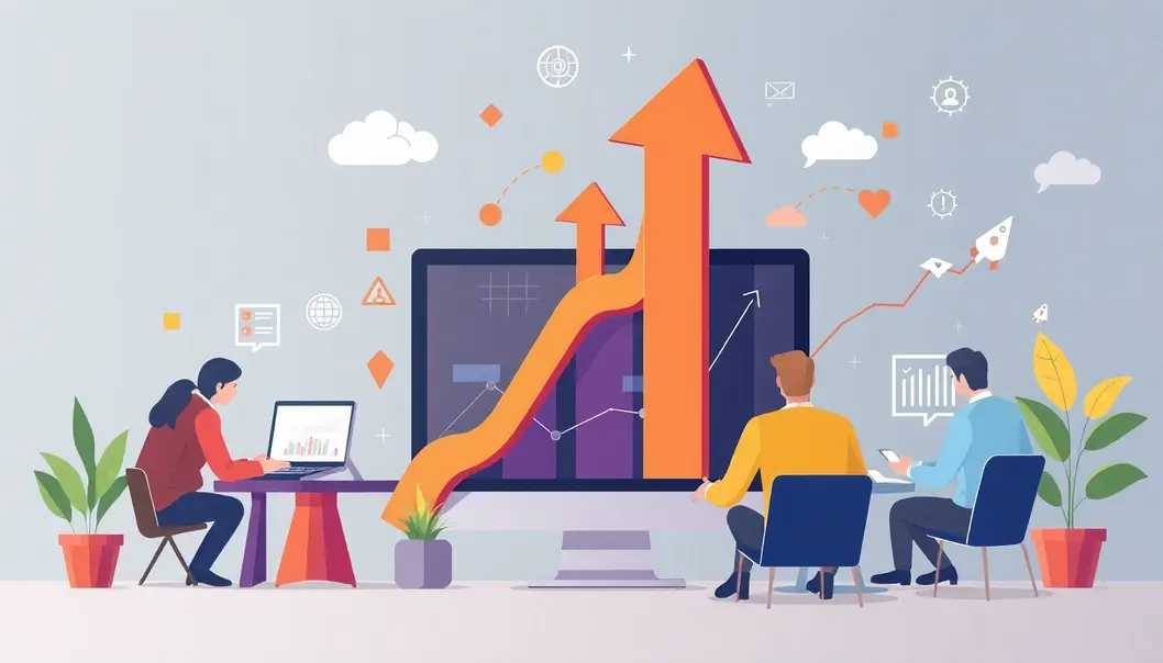 Hình ảnh mô tả chiến lược marketing kỹ thuật số.