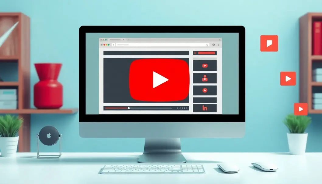 Mẫu thiết kế website hiện đại với tích hợp video YouTube.