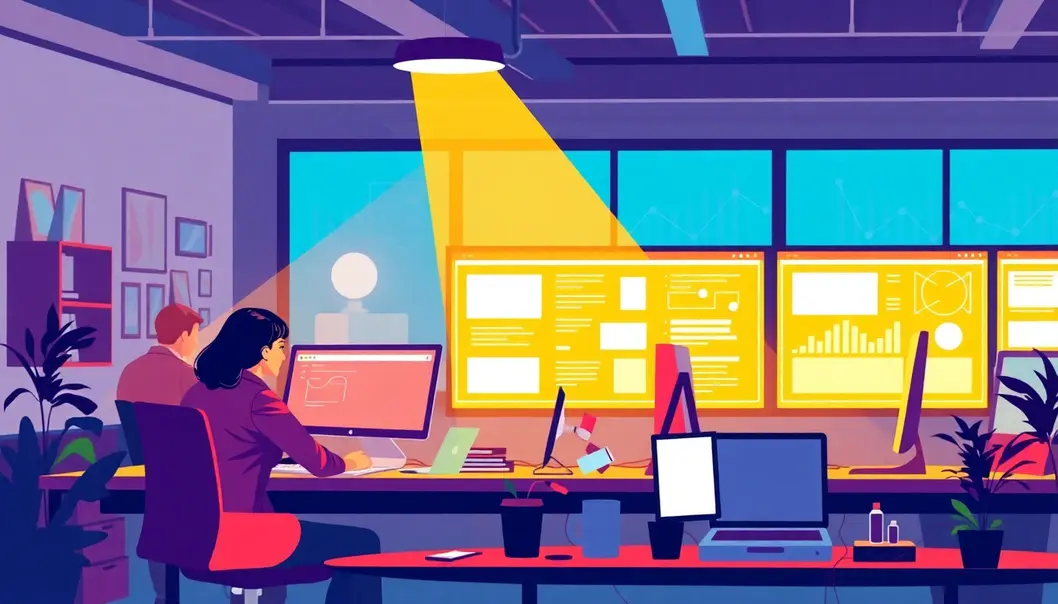 Bữa tiệc làm việc của một đội ngũ thiết kế website đầy năng lượng.