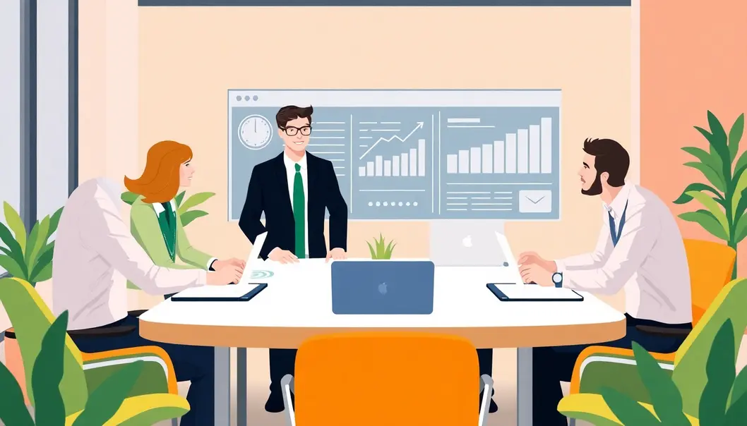 Một buổi họp thành công giữa khách hàng và nhà thiết kế về thiết kế website.