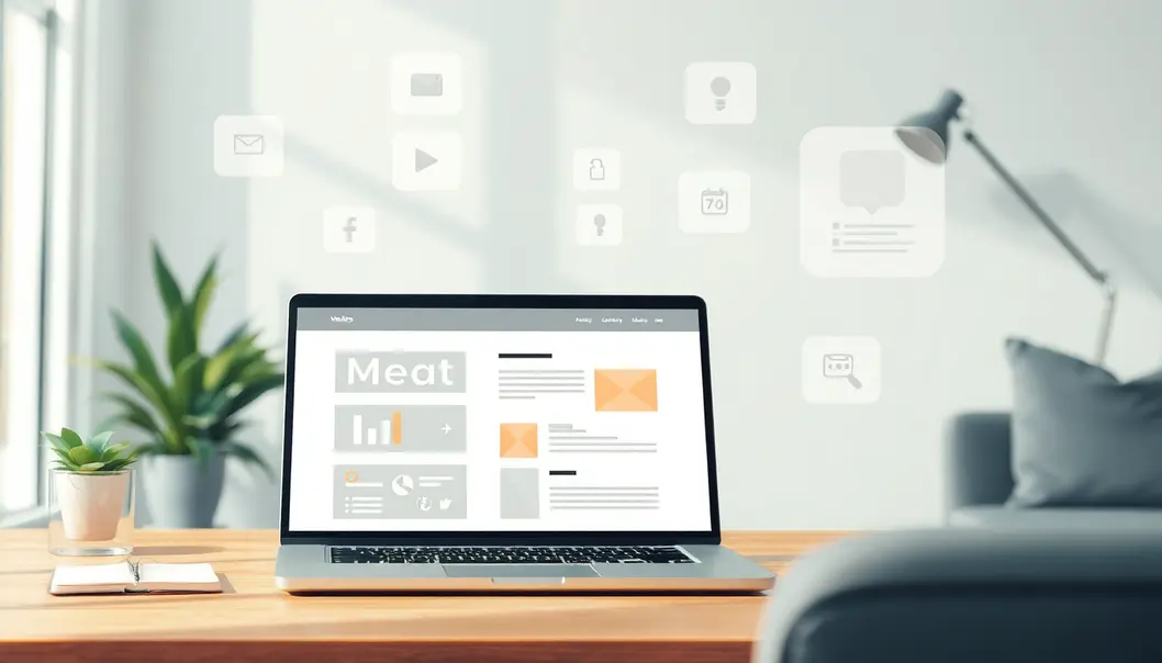 Mô tả một môi trường thiết kế web chuyên nghiệp và thân thiện.