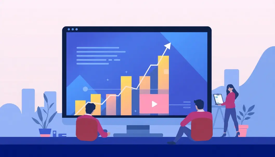 Hình ảnh thể hiện sự phát triển doanh nghiệp dựa trên thiết kế website chuyên nghiệp.