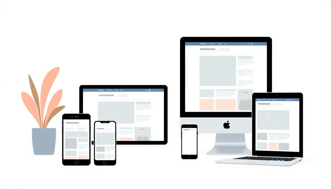 Mô phỏng giao diện website trên các thiết bị khác nhau.