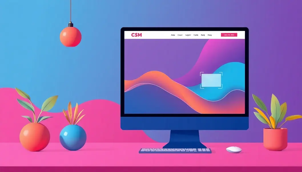 Hình ảnh một layout WordPress hiện đại và hấp dẫn.