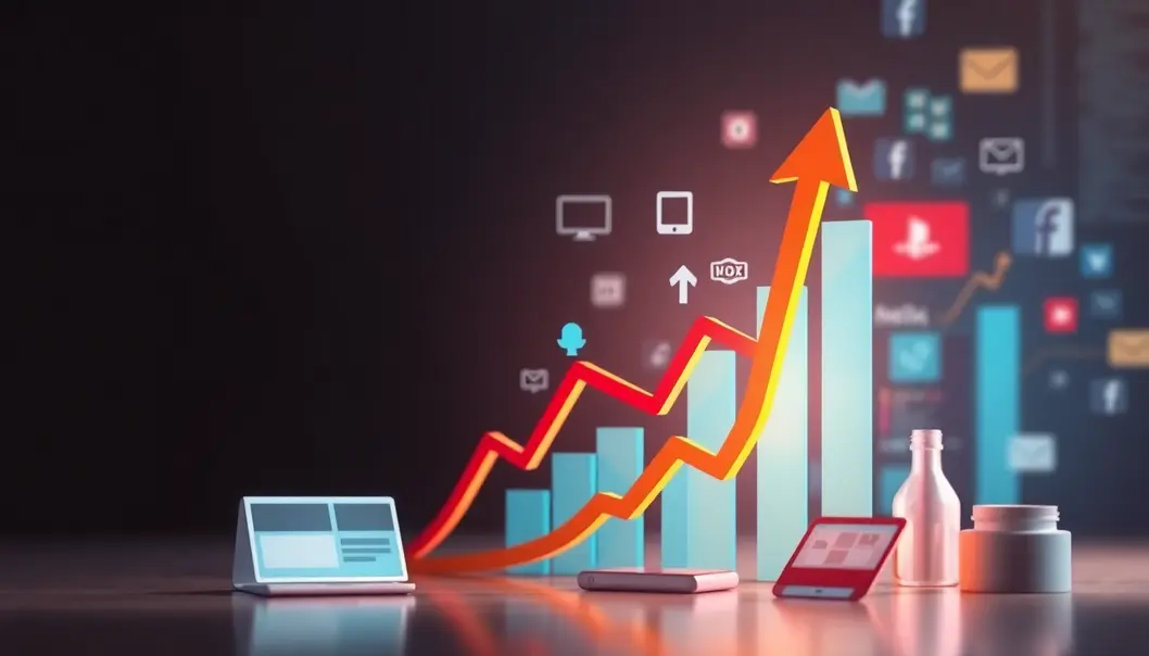 Minh họa sự thành công của thiết kế website bán hàng.