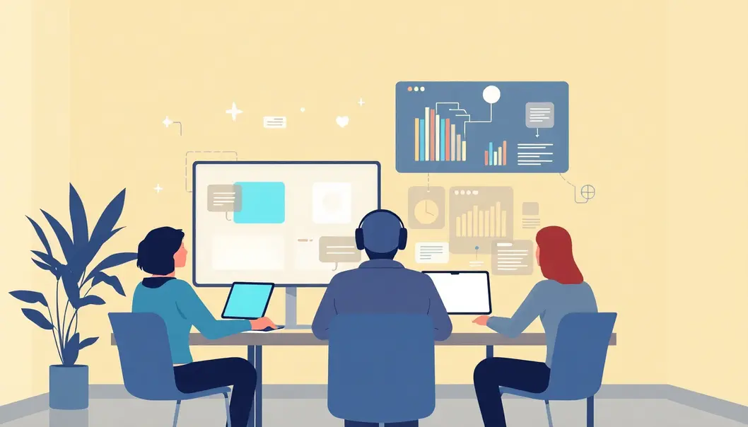 Hình minh họa về thiết kế website sử dụng AI.