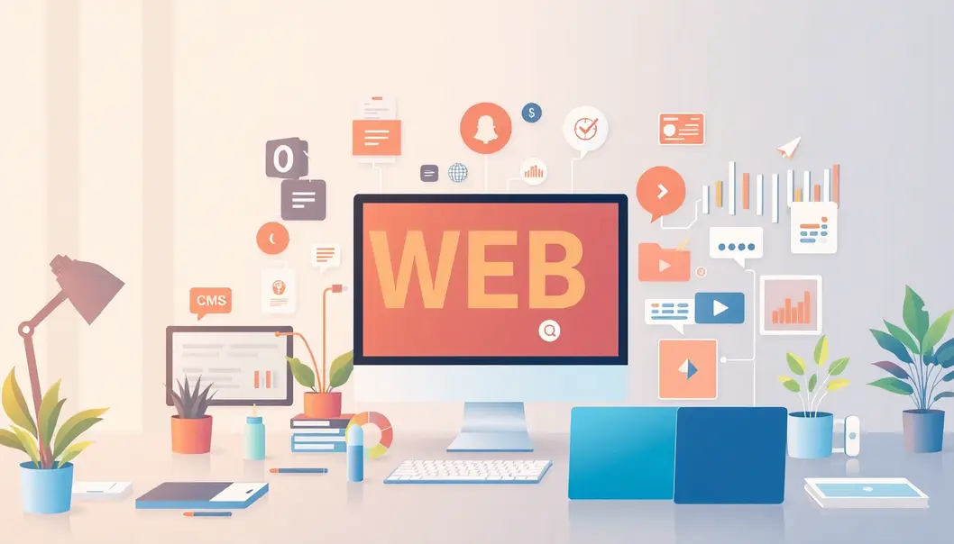 Hình ảnh thể hiện tính chuyên nghiệp và sức mạnh của thiết kế website đa ngành nghề.