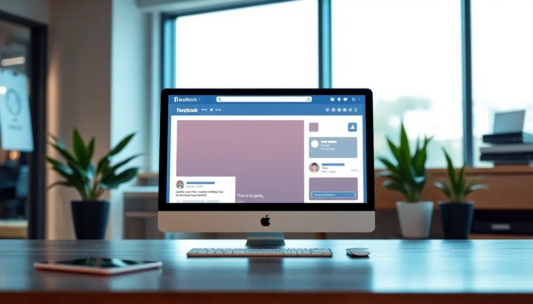 Mô tả nổi bật về website tích hợp Facebook.