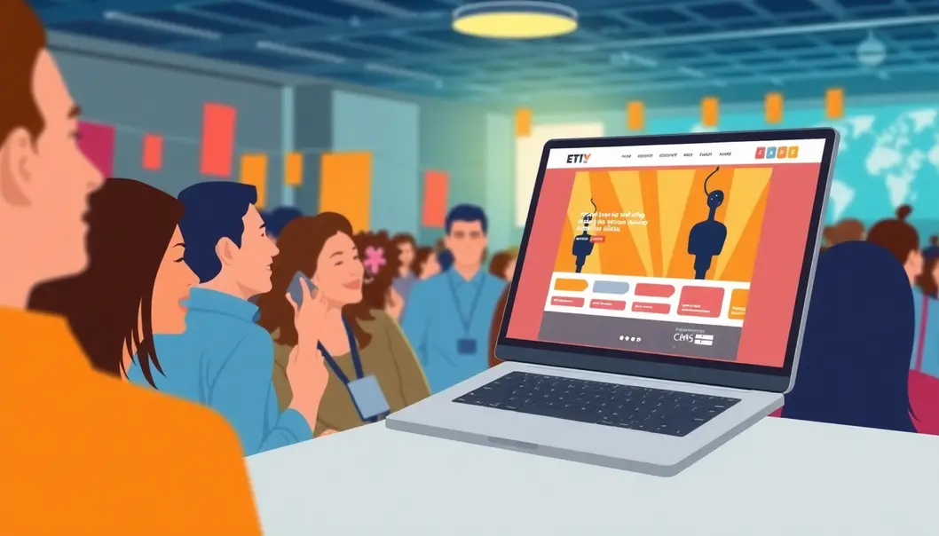 Minh họa sự kiện thành công nhờ vào việc thiết kế website sự kiện hiệu quả.