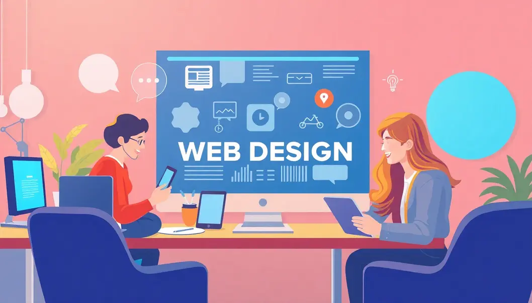 Hình ảnh phản ánh các yếu tố của thiết kế website thân thiện với người dùng.