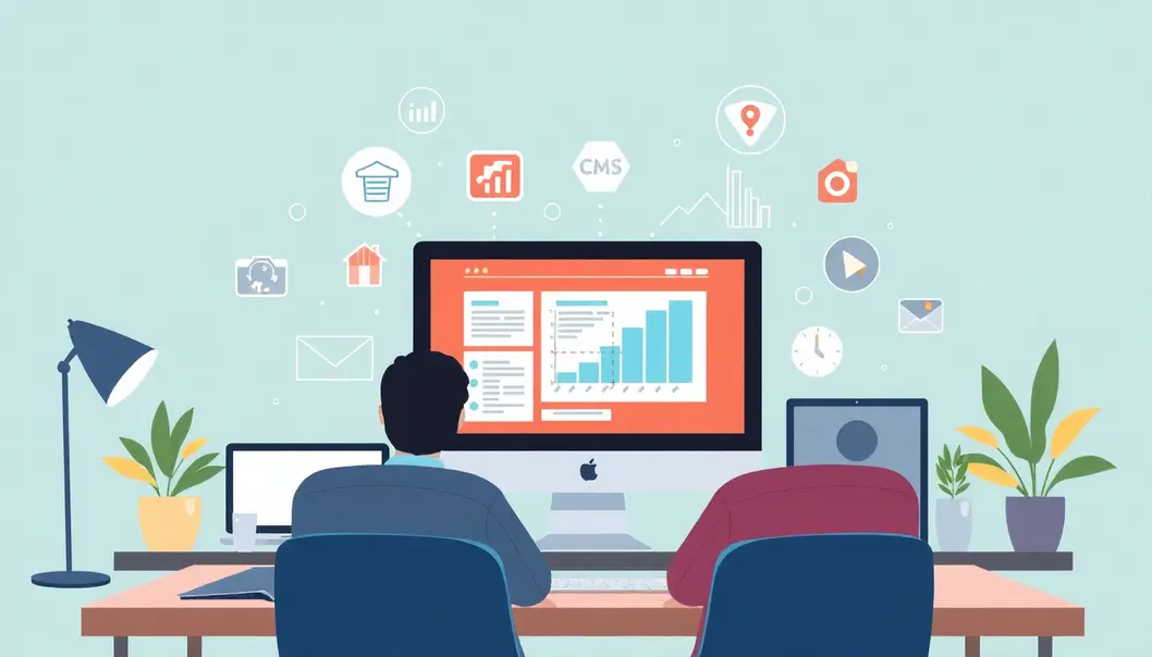 Biểu tượng của giao diện website thành công, hiệu suất cao.