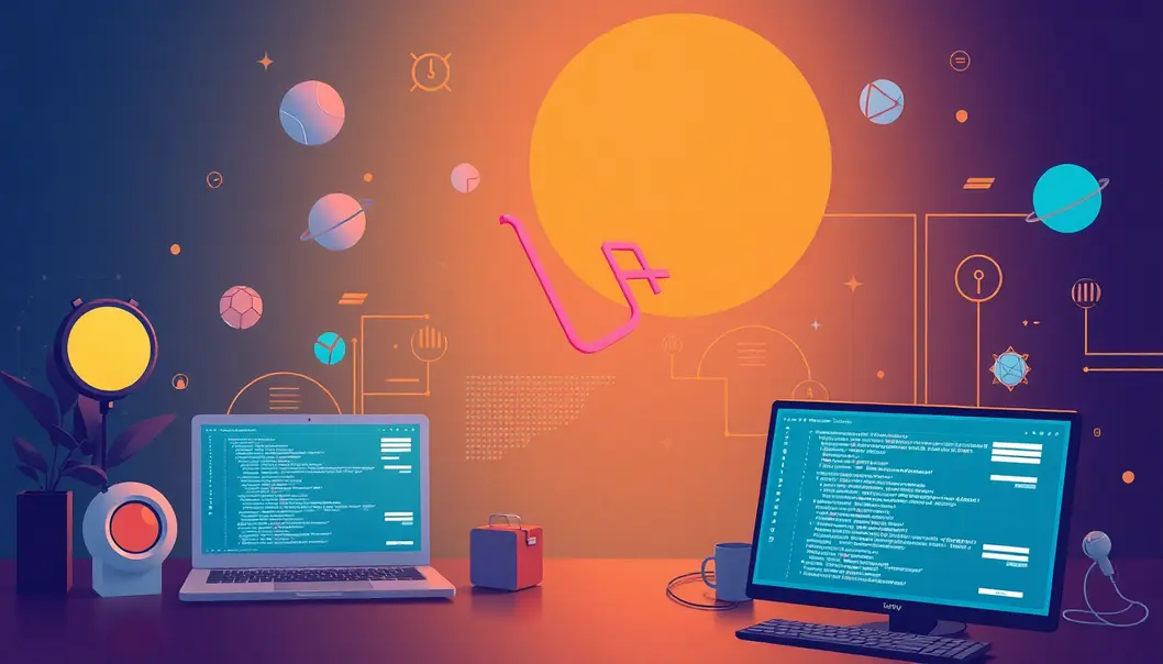 Bìa bài viết với hình ảnh tượng trưng cho thiết kế website bằng Laravel.