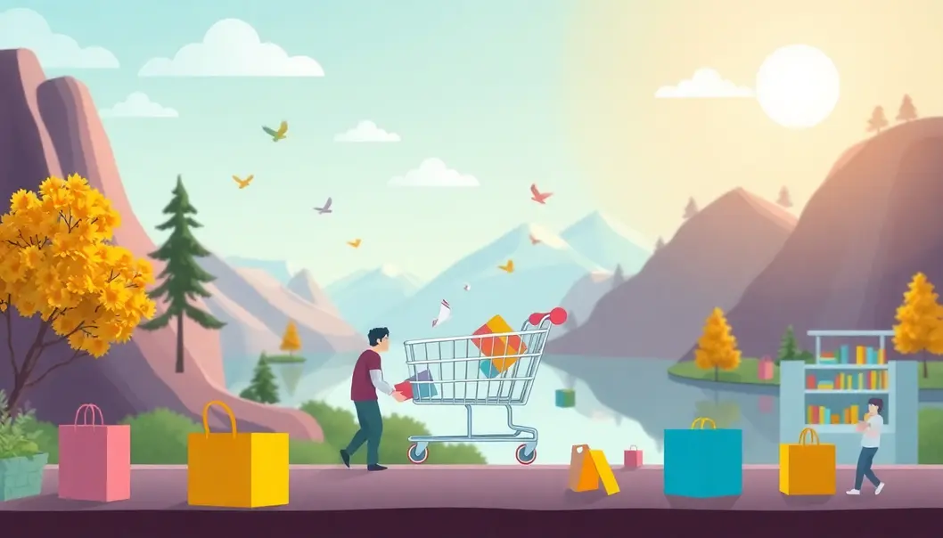 Bìa bài viết mô tả dịch vụ thiết kế website bán hàng online với nhiều yếu tố thương mại điện tử.