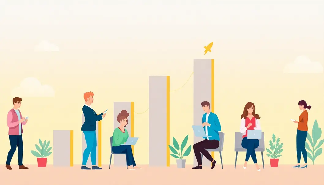 Hình ảnh biểu tượng tăng trưởng từ việc tối ưu hóa SEO cho website.