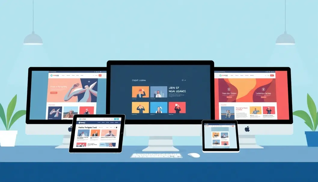 Trình bày nhiều mẫu template WordPress khác nhau.