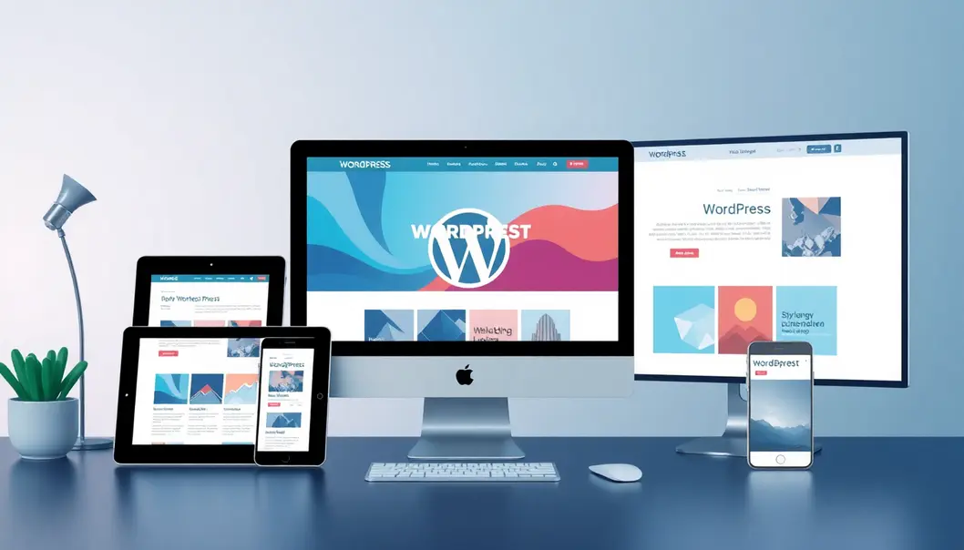 Website WordPress nổi bật trên các thiết bị di động và máy tính.