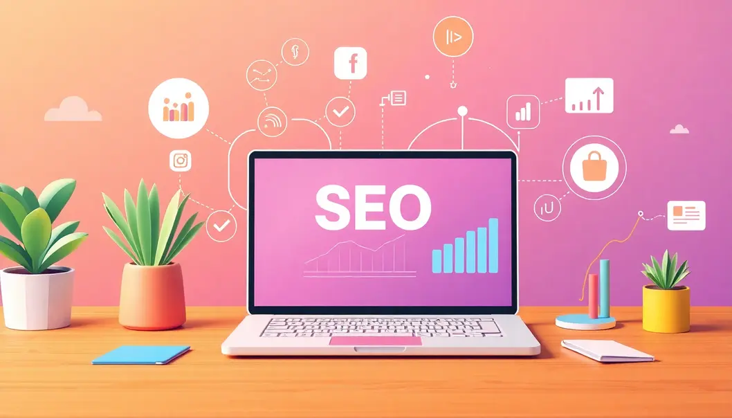 Mô tả hình ảnh thành công trong marketing số với thiết kế web chuẩn SEO.
