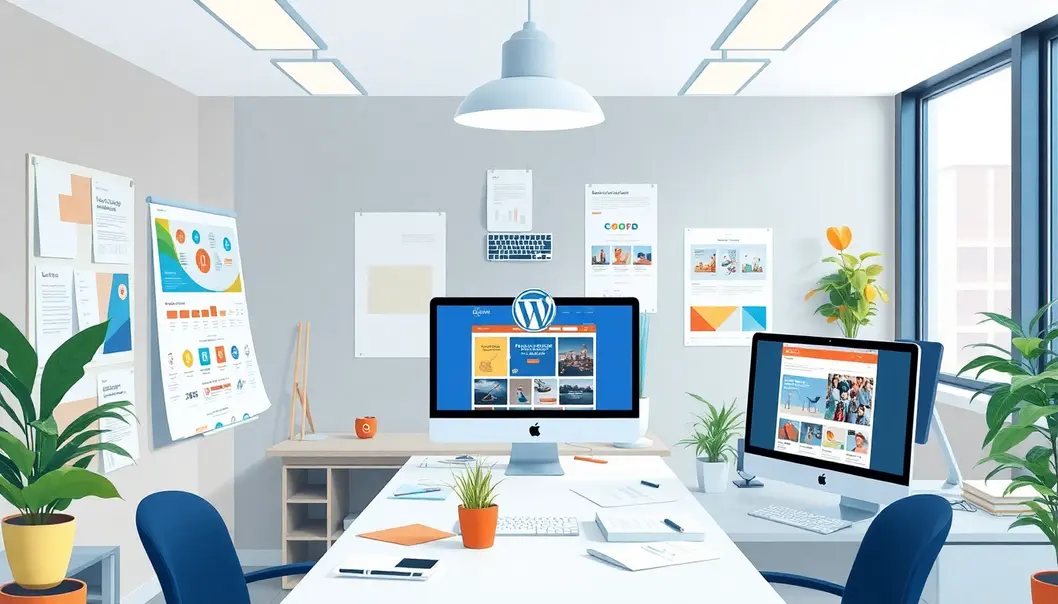 Không gian sáng tạo với các mẫu thiết kế WordPress cho cửa hàng, thể hiện sự đổi mới và chuyên nghiệp.
