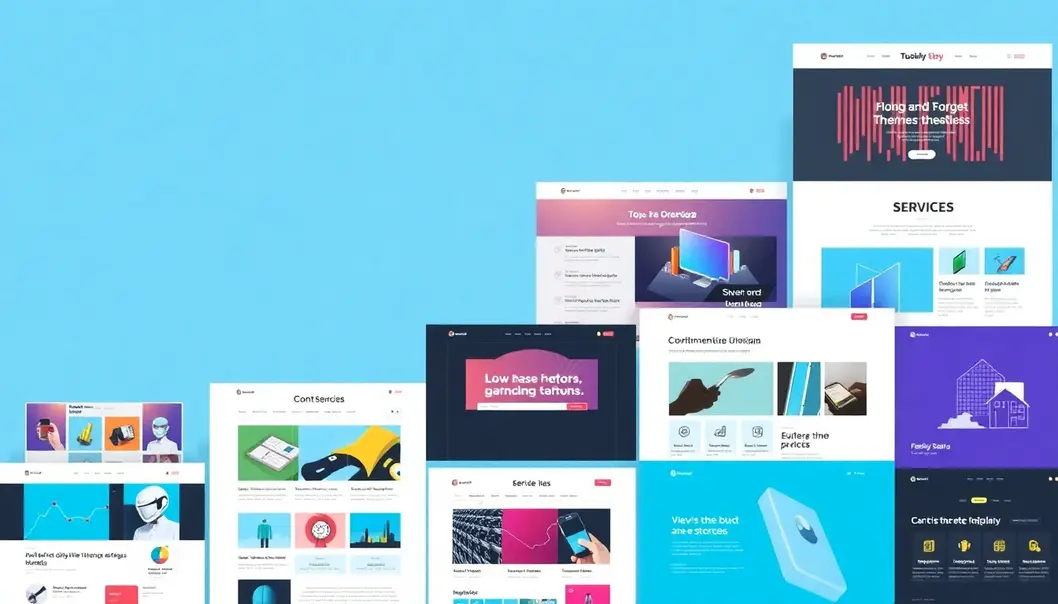 Một tuyển tập các theme WordPress đa dạng cho dịch vụ.