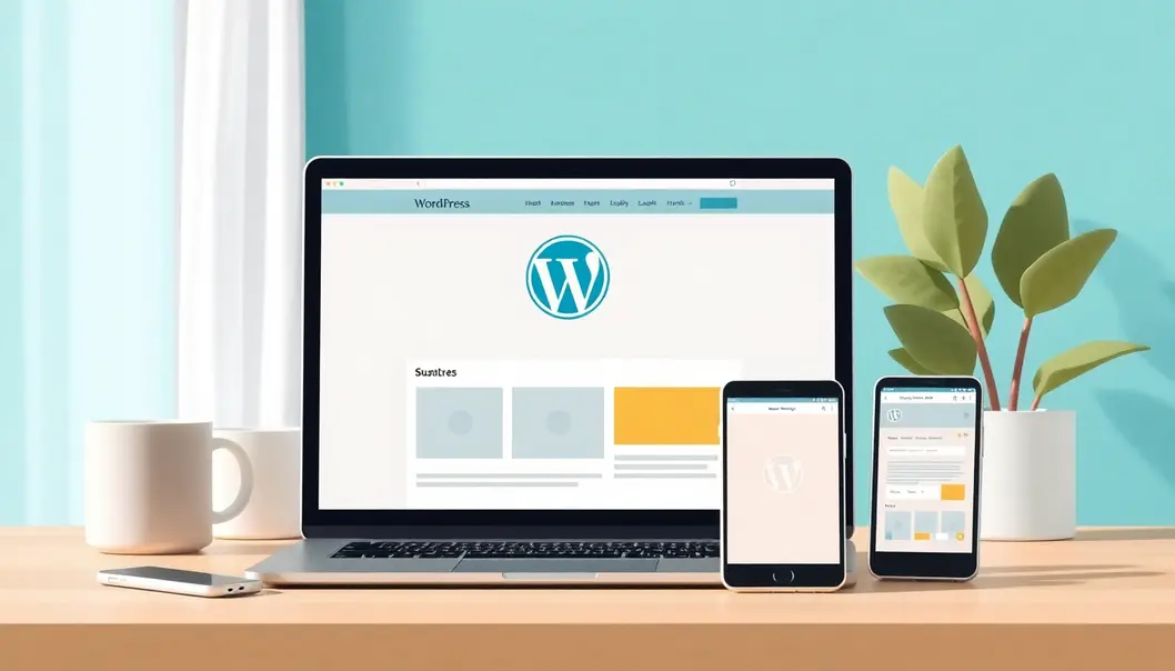 Giao diện website WordPress xuất sắc hiện trên nhiều thiết bị khác nhau.
