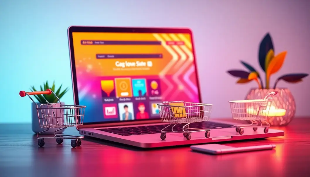 Hình ảnh bìa thể hiện thiết kế website bán hàng nhanh và hiện đại.