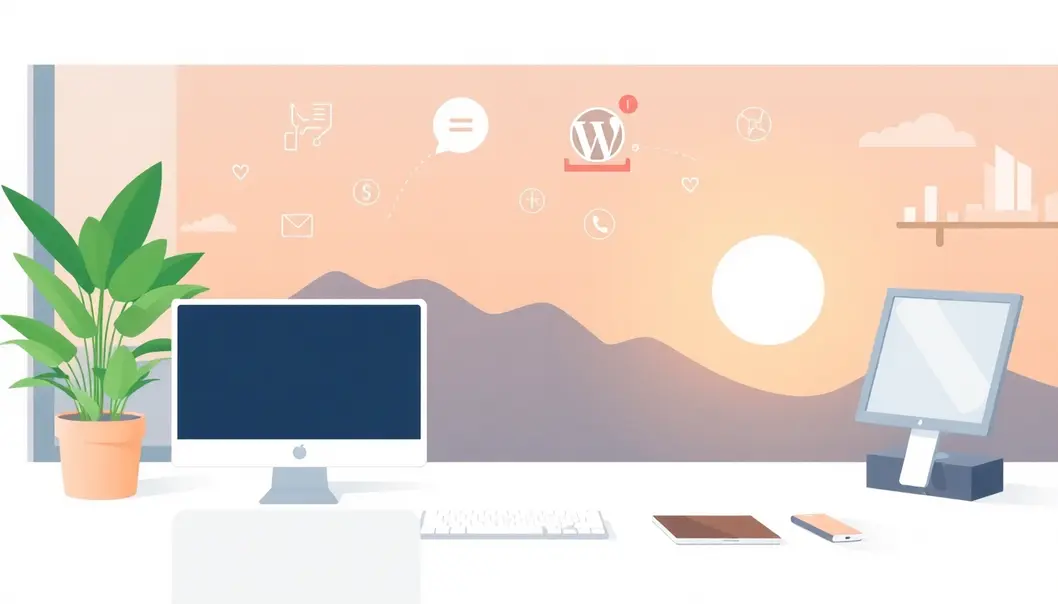 Bức tranh về các mẫu template WordPress tin tức hiện đại và ấn tượng.