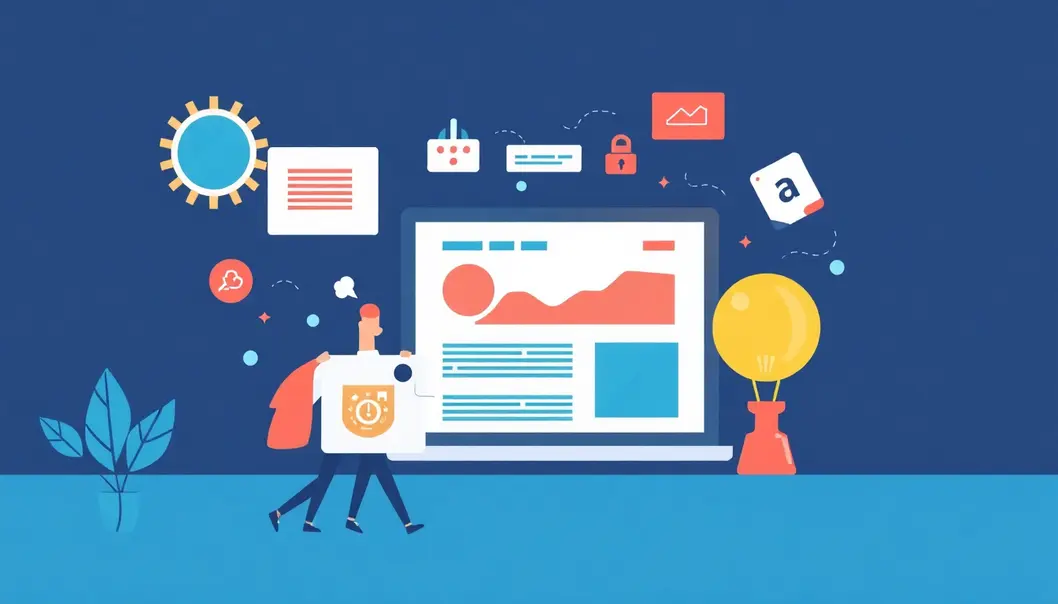 Một banner hấp dẫn về thiết kế website và SEO.