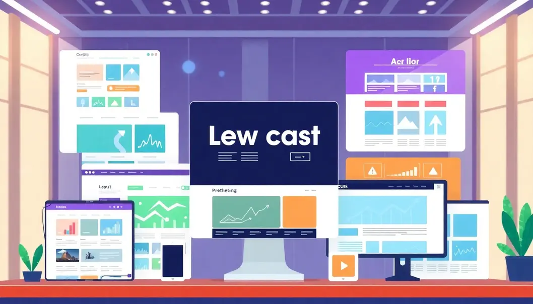 Hình ảnh bìa thể hiện sự phong phú của các mẫu theme web giá rẻ.