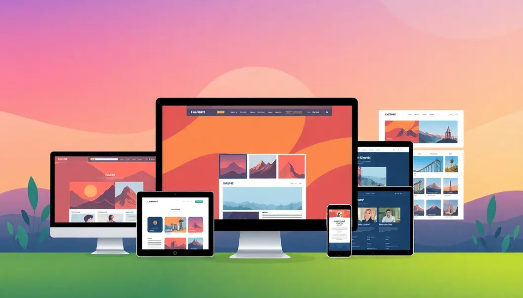 Mẫu ảnh đại diện cho các loại template WordPress đẹp và chuyên nghiệp.