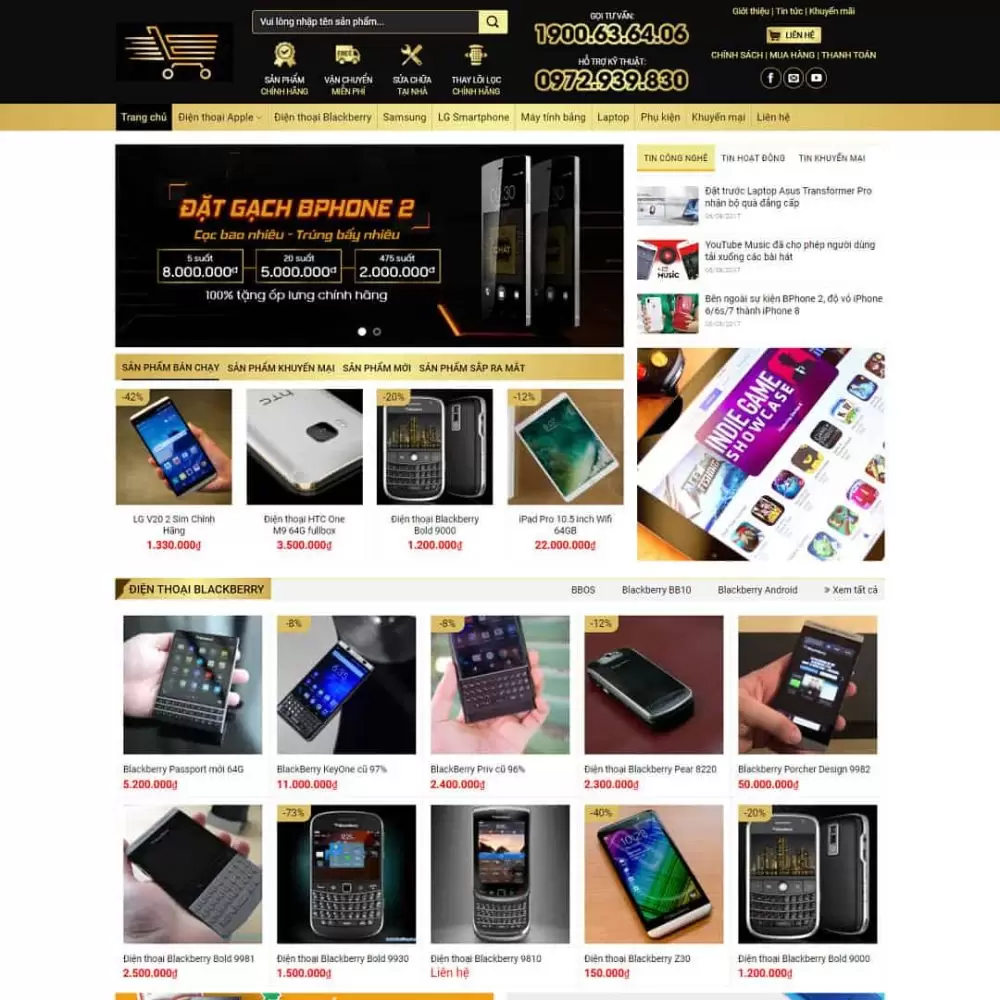 Theme WordPress điện máy 01