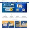 Theme WordPress công ty bán máy cắt, máy cơ khí