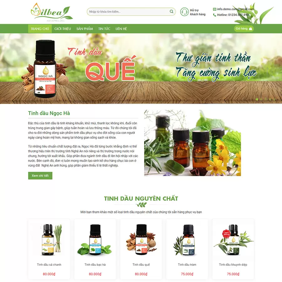 Theme wordpress thực phẩm chức năng 8